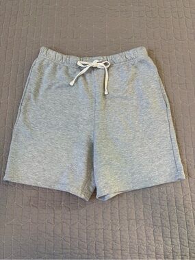 PacSun Light Gray Athletic Knit Drawstring Shorts